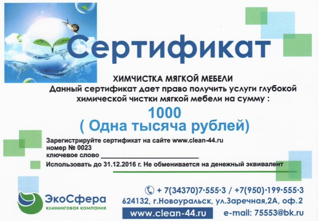 Сертификат, активное участие, Новоуральск